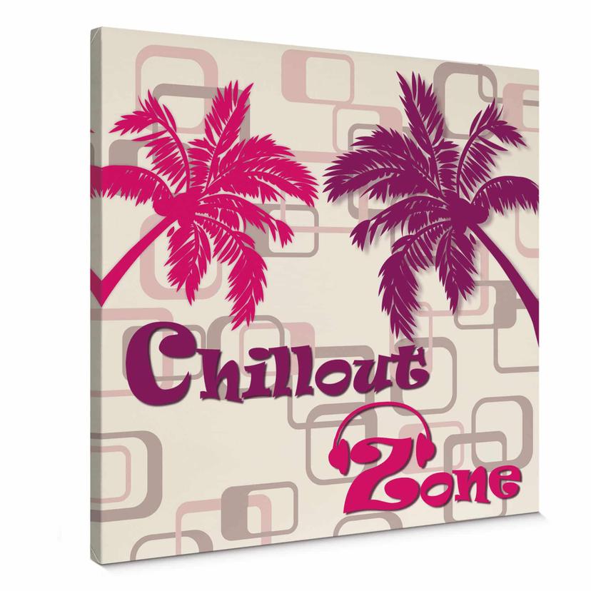 Stampa su tela Chillout Zone rosa