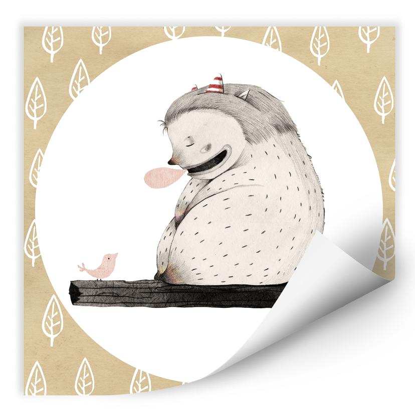 Muurprints Loske - Slapend Monster 2