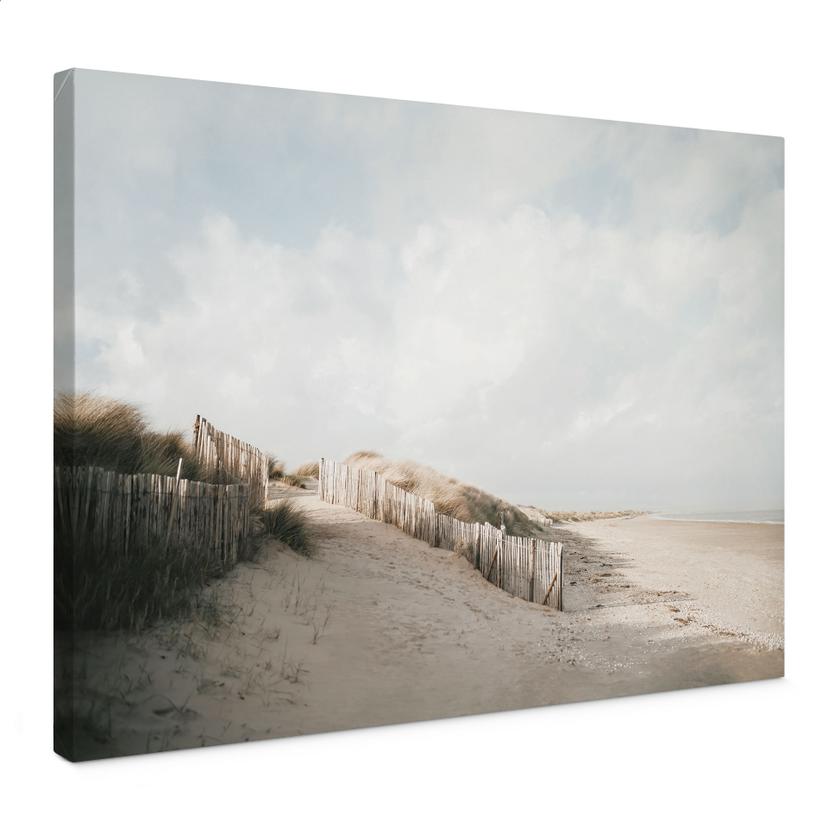 Canvasbillede Klitlandskab ved Vesterhavet - Annie