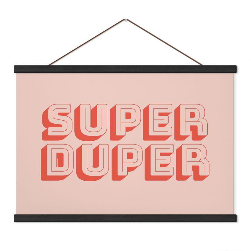 Tekstil plakat Super Duper - Fine Fine Stuff
