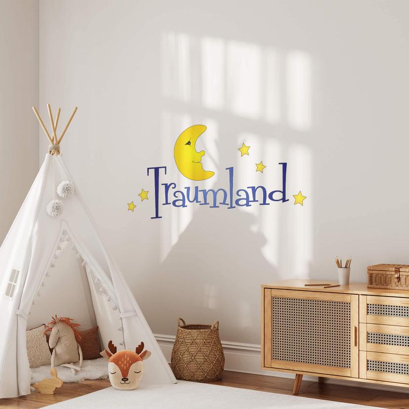 Wandtattoo Traumland mit Mond