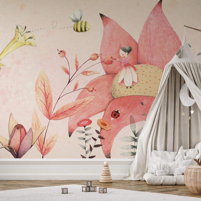 Fotobehang Papierbehang Loske - Duimelijntje - 366x254 cm
