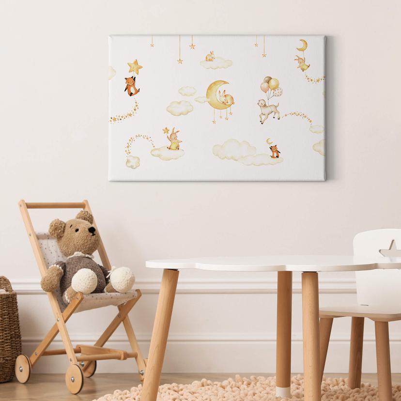 Tableau sur toile Oliver Robins - Sweet Dreams blanc