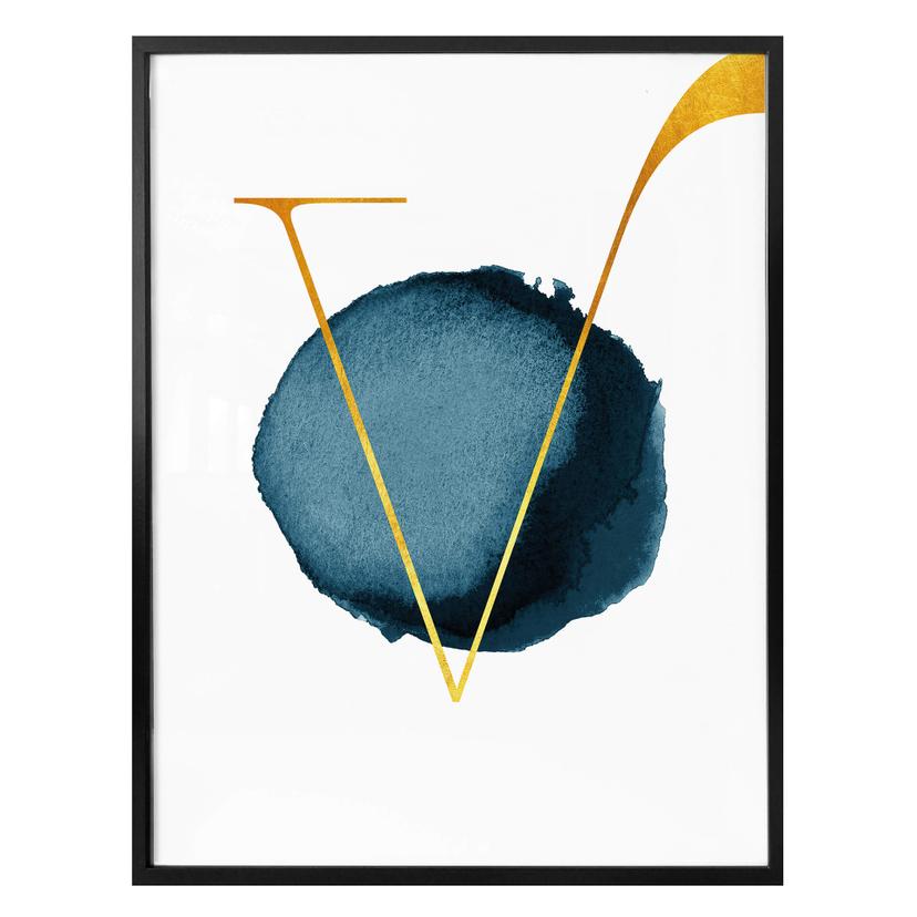 Affiche - Le V doré