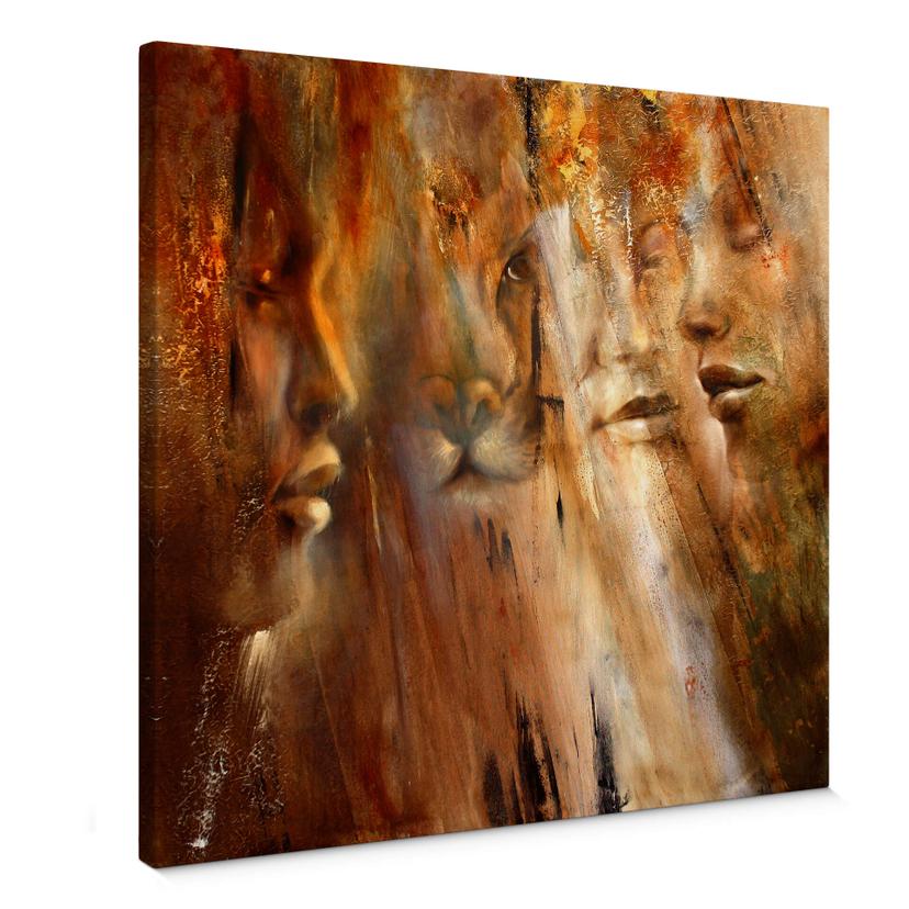 Cuadro en lienzo - Schmucker - Caras