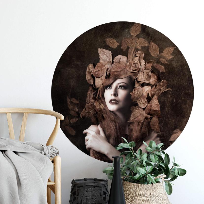 Wallsticker - Besari - Artemis daughter of Zeus - Rund