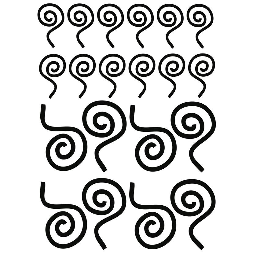 Sticker mural - Set Feuilles #09