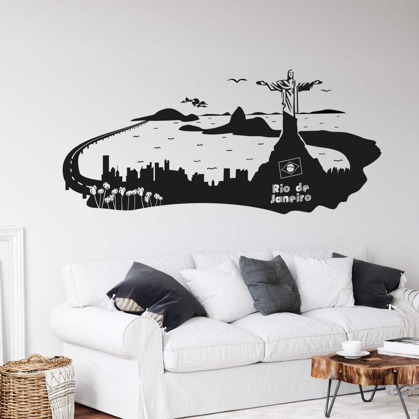 Sticker mural - Rio de Janeiro Skyline