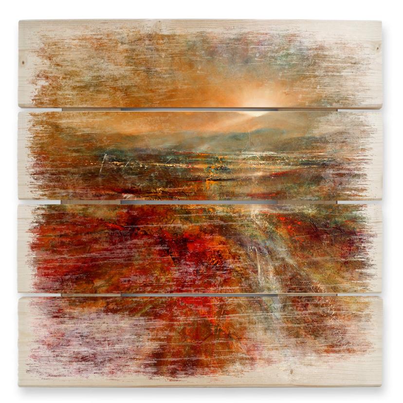 Cuadro de madera Schmucker - Amanecer - 40x41,5 cm