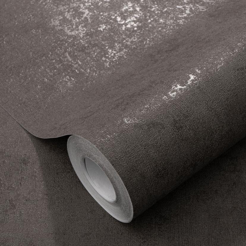 Tapeta flizelinowa SHINY CONCRETE Elle Decoration 4, taupe