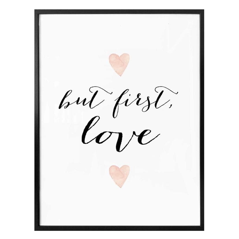 Plakat - Confetti & Cream - But first love