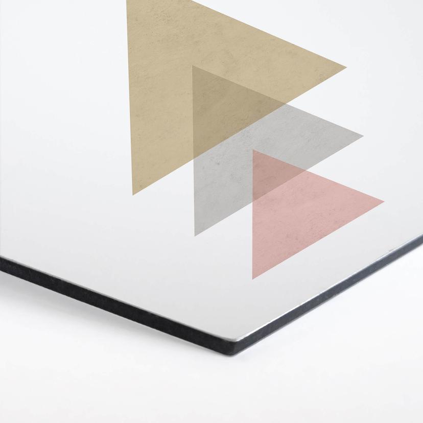 Esagoni Alu-Dibond Nouveauprints -Triangoli