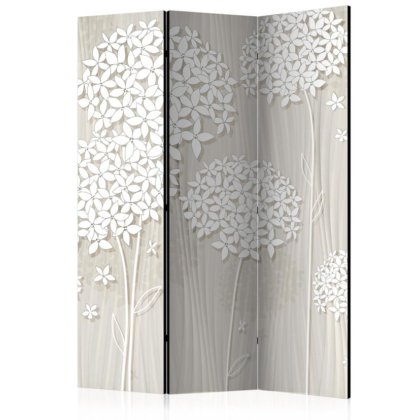 Paravent Séparation de pièce - Papier Pissenlit, 3 pièces