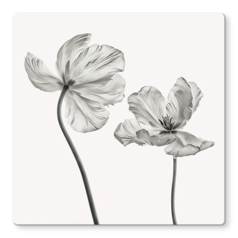 Tableau en verre Grønkjær - Tulipes