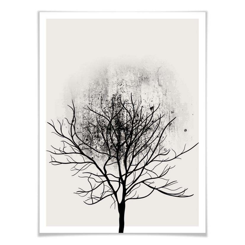Poster Kubistika - Etude d’un arbre 03