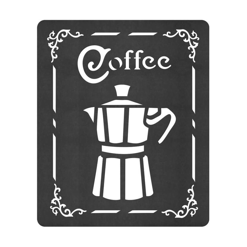 Letrero decorativo de café - Cafetera espresso - MDF