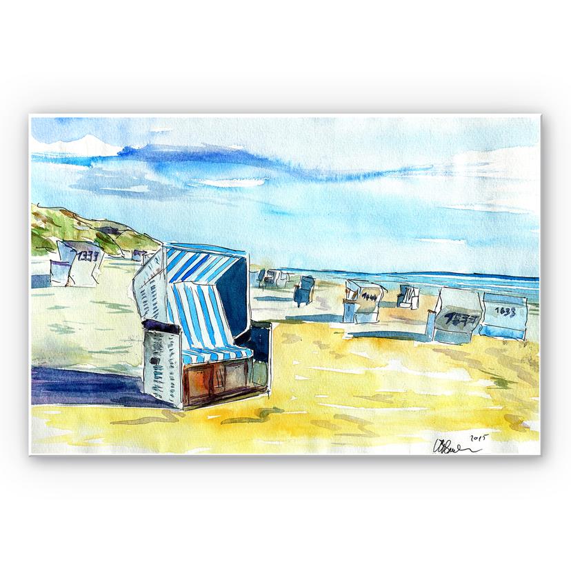 Tableau Forex - Bleichner - Plage de Sylt