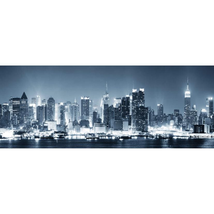 Fototapet New York på natten 1 Panorama