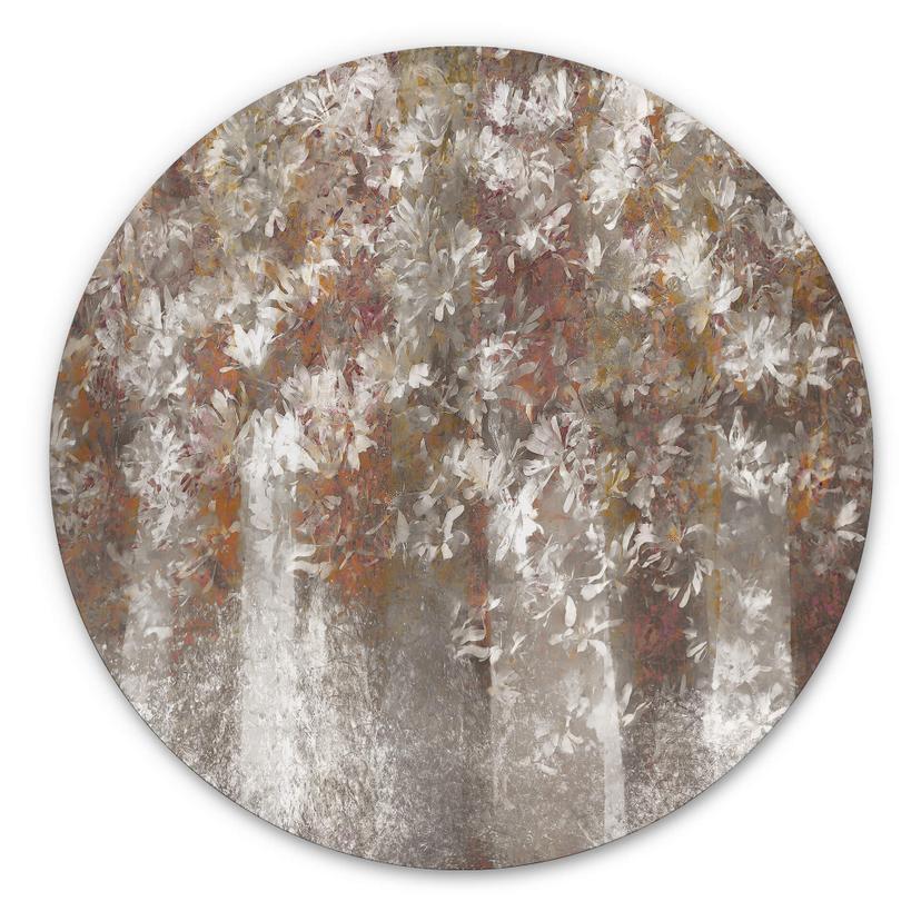 Tableau sur alu-Dibond Talen - Magnolias - Rond
