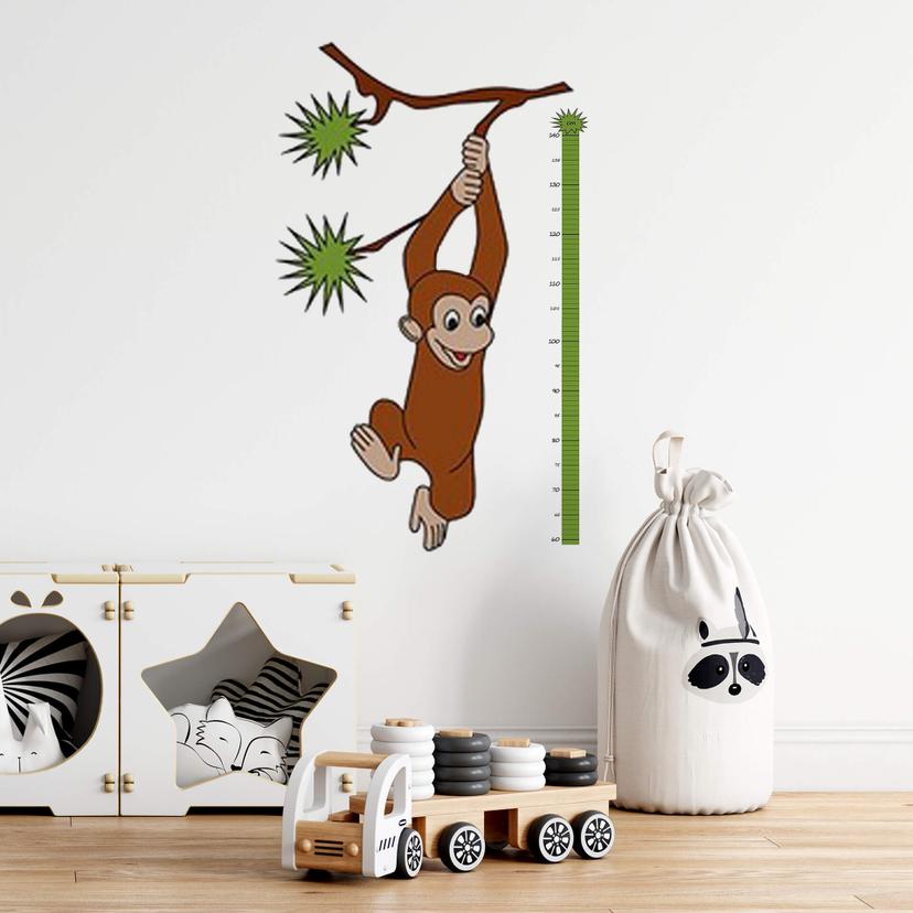 Wandsticker Kinder Messlatte für Jungs