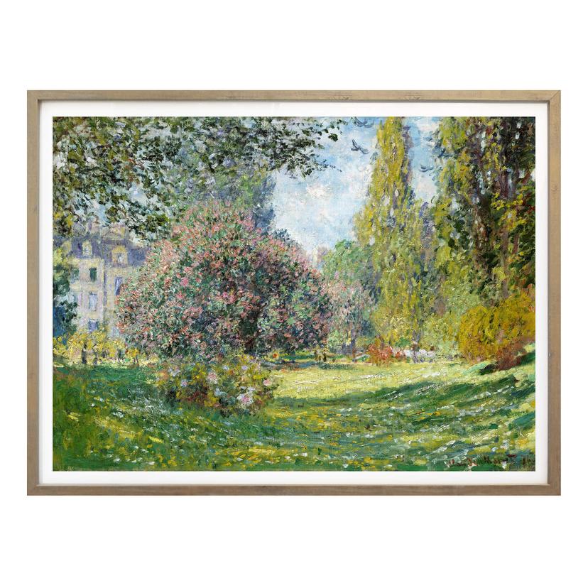 Póster Monet - El Parque Monceau