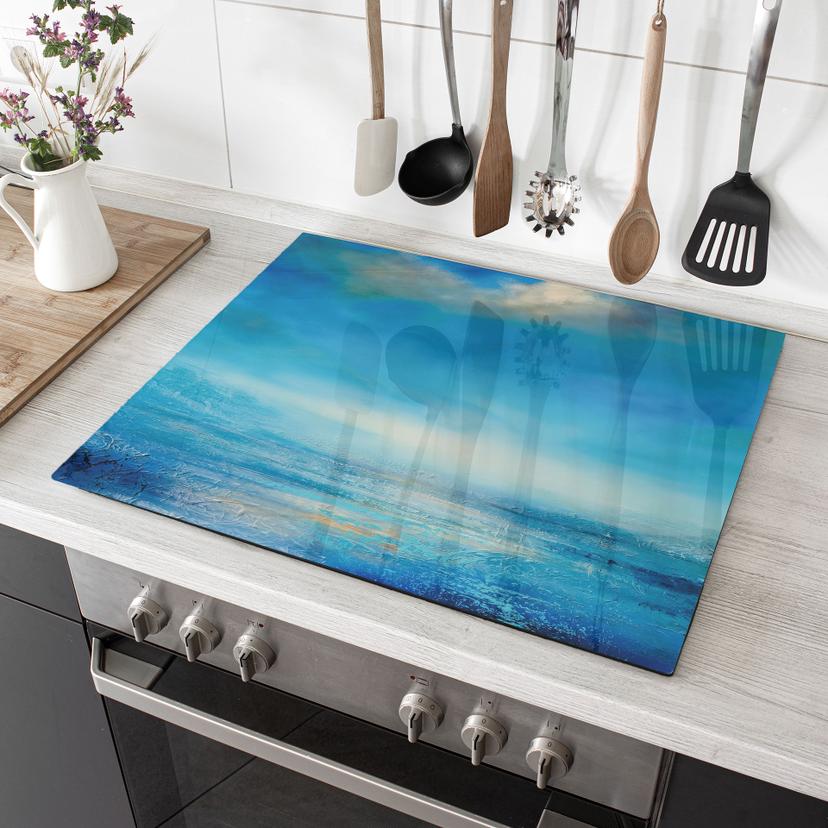 Piastra di copertura del fornello Endless expanse in blu - Schmucker