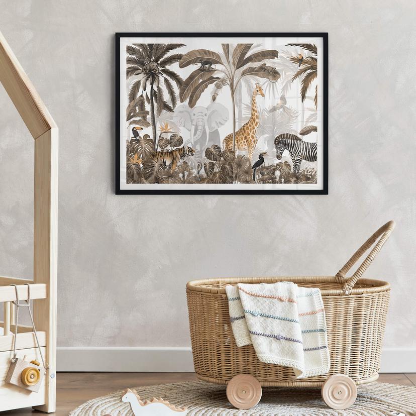 Poster Kikki Belle - Jungle Jive
