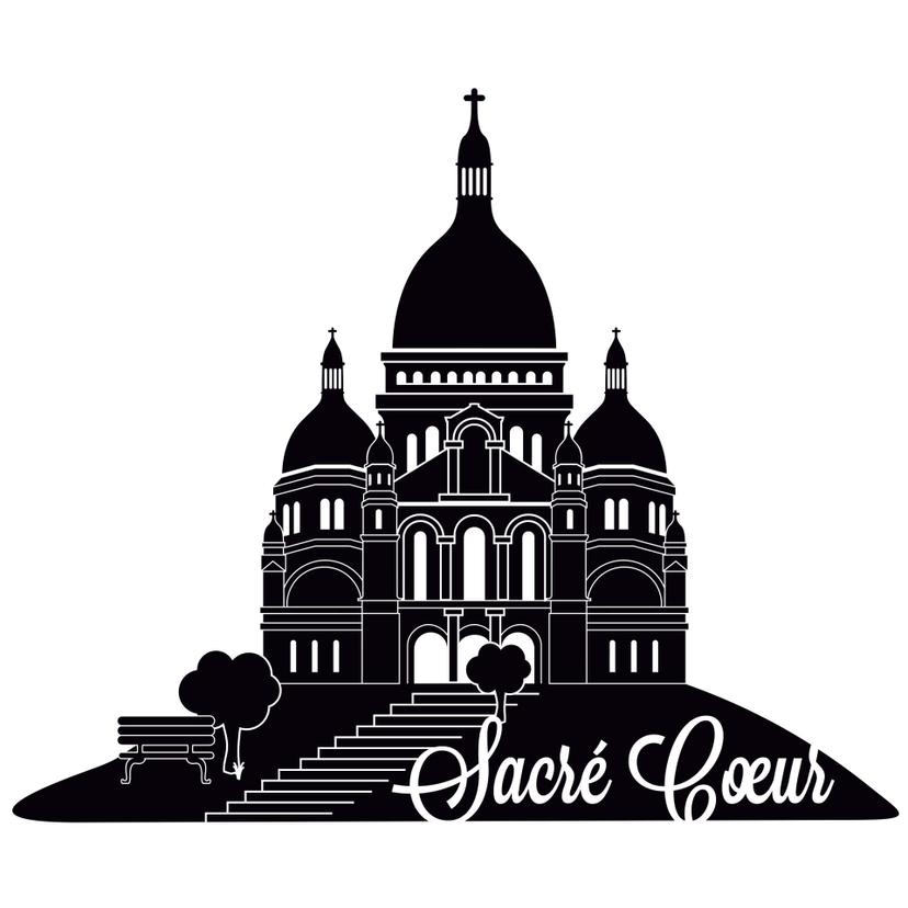 Adesivo murale - Sacro Cuore