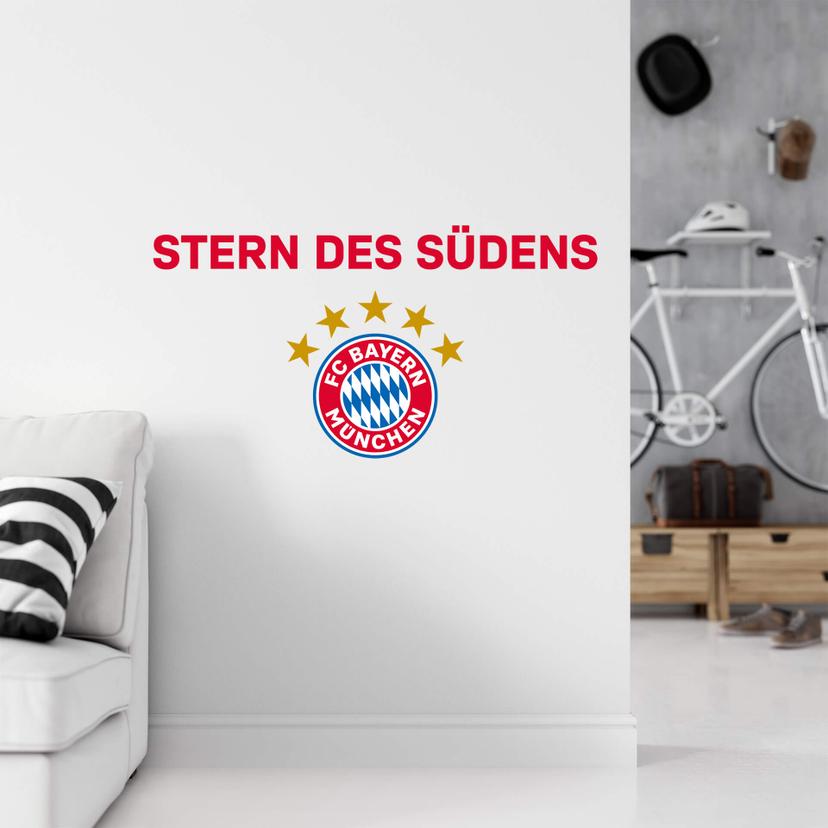 Muursticker Bayern München - Stern des Südens
