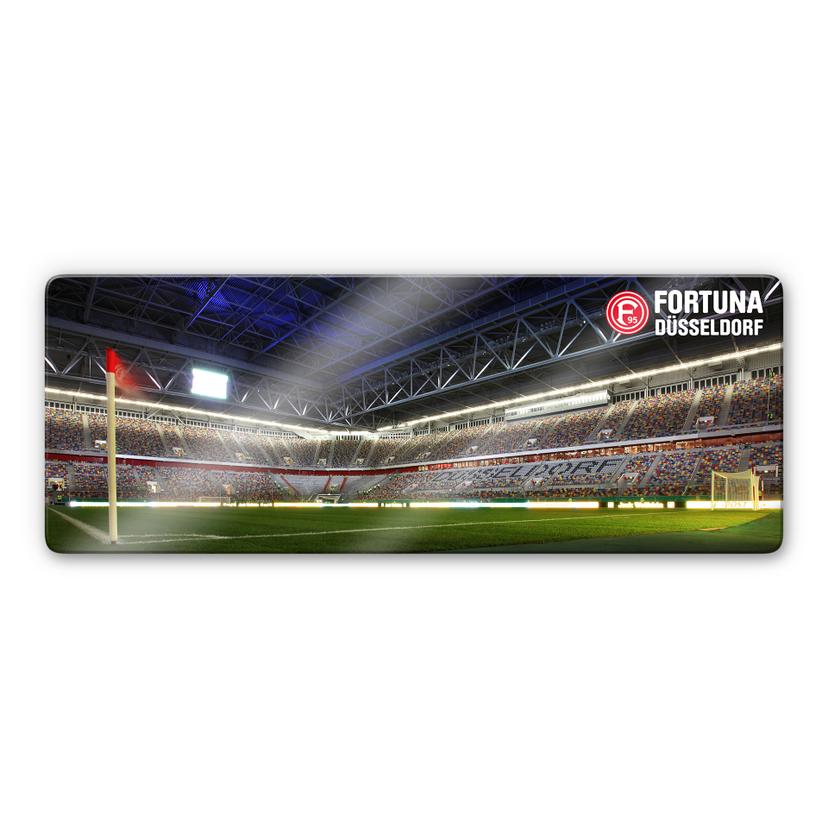 Glasbild Fortuna Düsseldorf Stadion Eckfahne