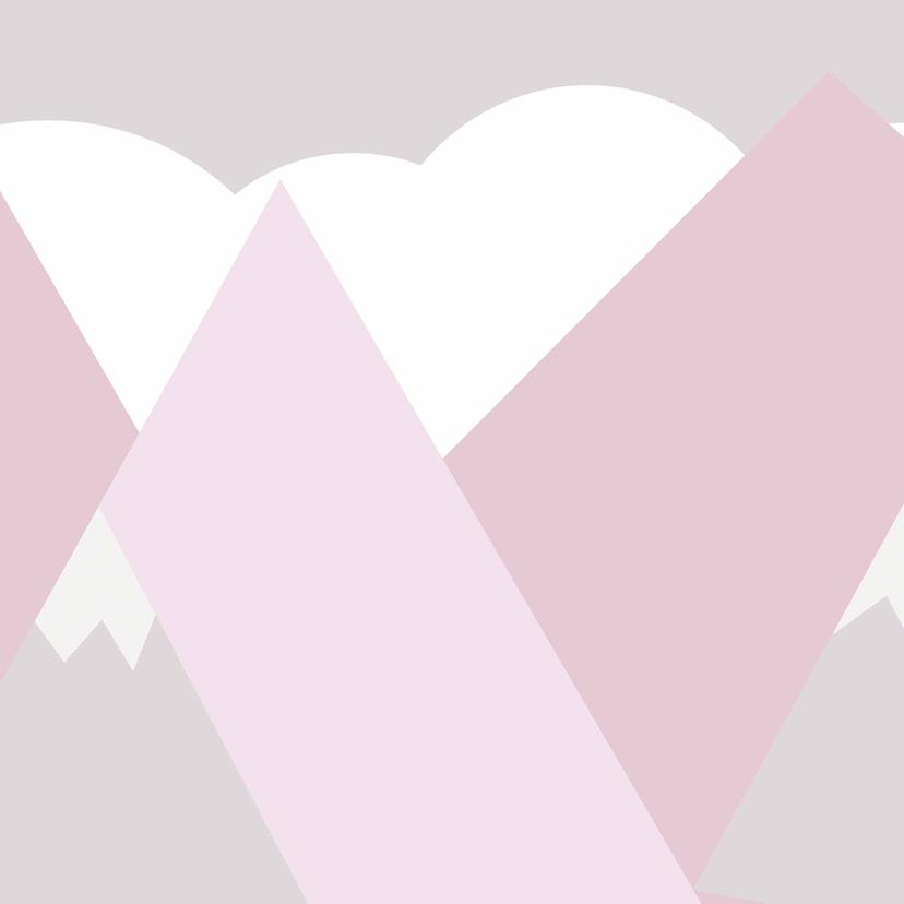 KidsMountains2 Carta da parati di montagna in grigio bianco - Carta da parati in tessuto non tessuto