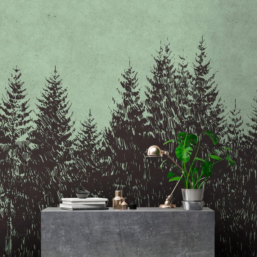 Livingwalls Fototapet Walls by Patel Black Forest 2