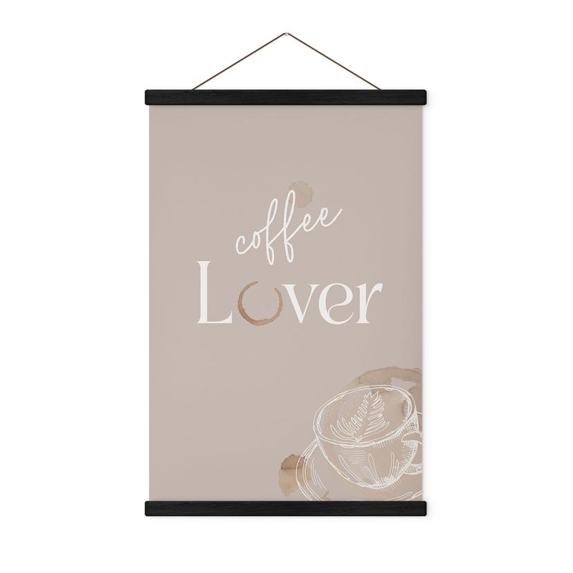 Tekstil plakat Coffee Lover
