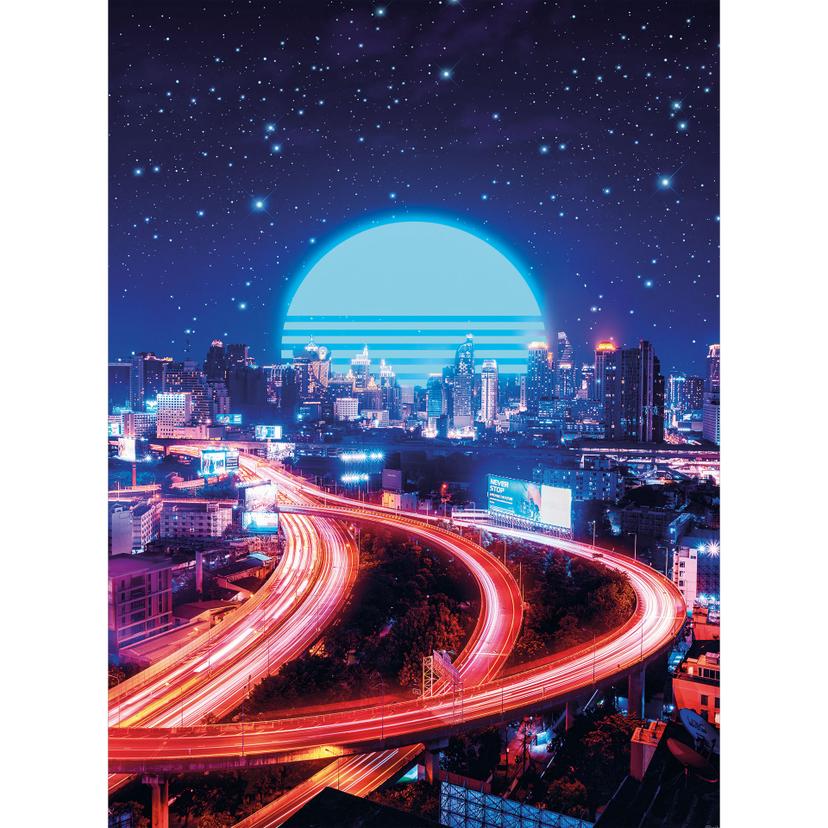 Fotomurale Città cibernetica di Bangkok - Takkar