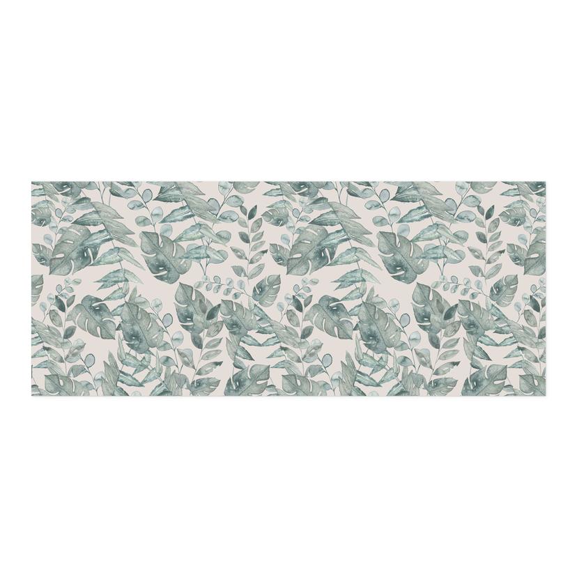 Selbstklebende Küchenrückwand Dschungelblätter Aquarell Creme - Bloomery Decor