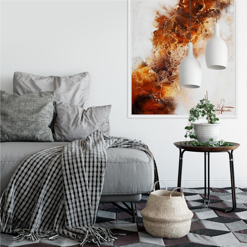 Wallprint W - Fedrau - Flüssiges Gold
