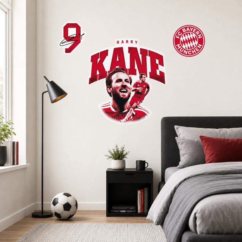 Wandsticker FCB - Harry Kane 2026/27