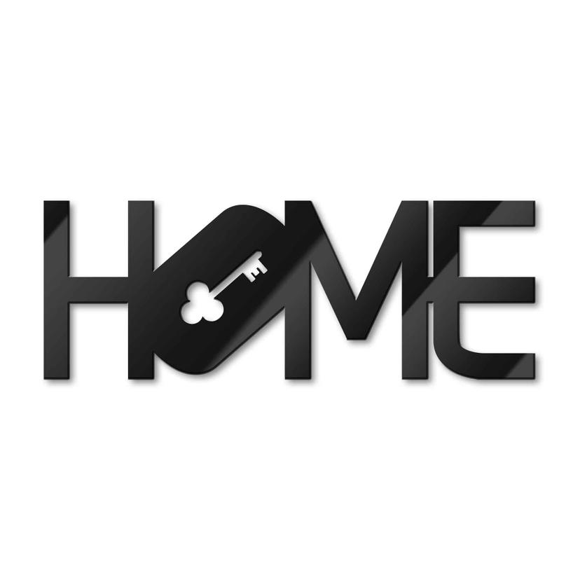 Lettre décorative en verre acrylique - Home - Clé