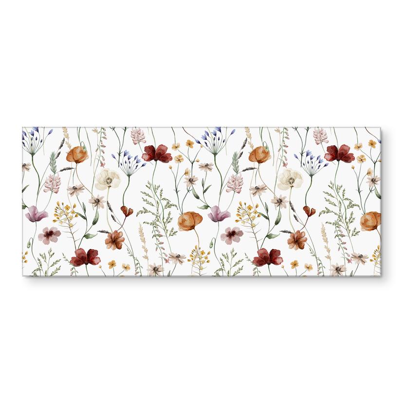 Backsplash della cucina Fiori di campo colorati - UN Designs