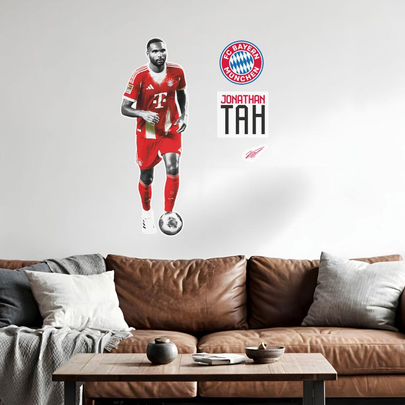 Wallsticker FC Bayern-spiller Jonathan Tah 2025/26