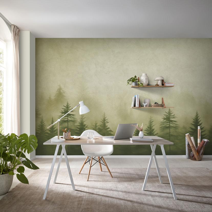 Landskabstapet Big Pictures green 4,50 x 2,70 m