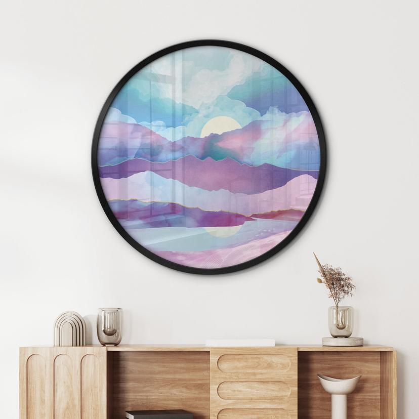 Poster Abbagliante paesaggio montano - SpaceFrog Designs