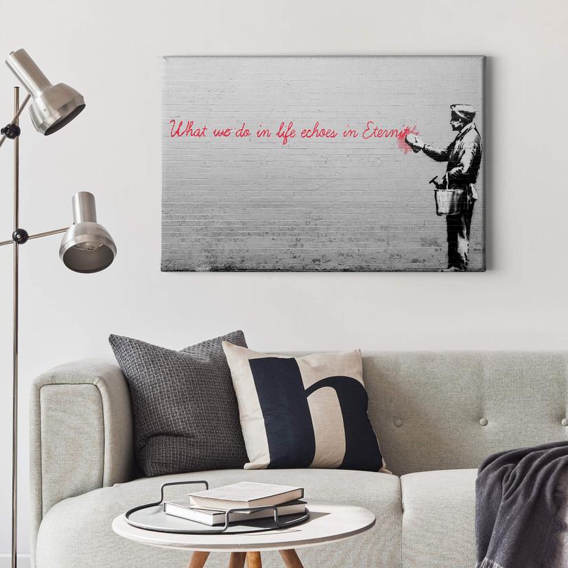 Stampa su tela Banksy - Echoes In Eternity