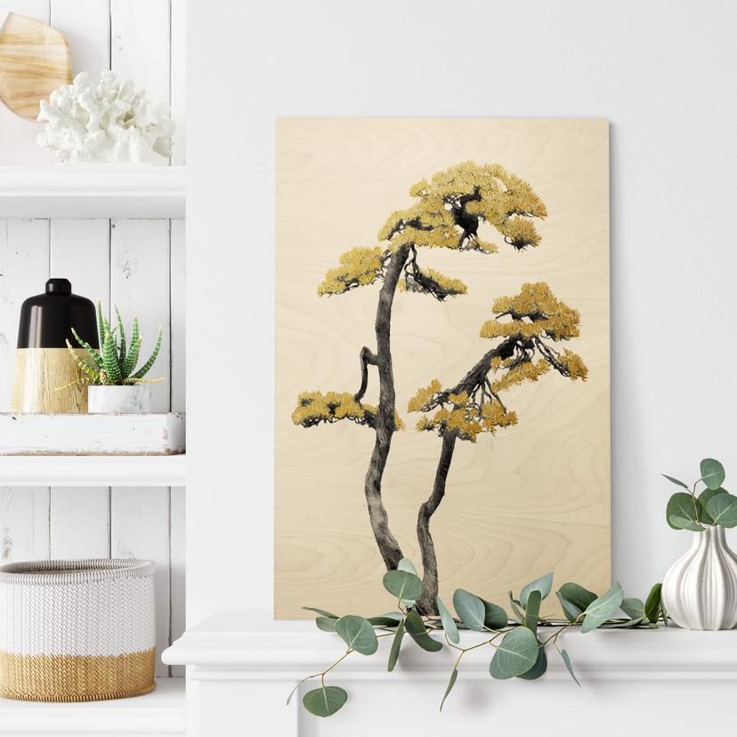 Stampa su legno Amini - Bonsai