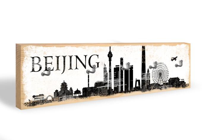 Sleutelbord Bejing Skyline + 5 Haken