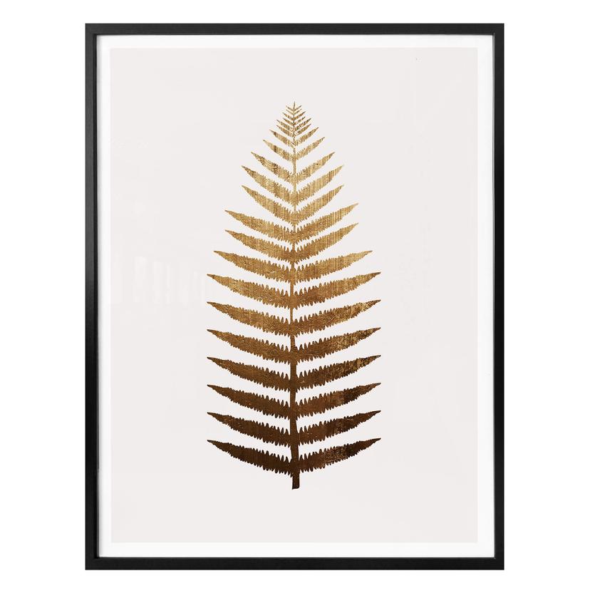 Póster Kubistika - Helecho dorado