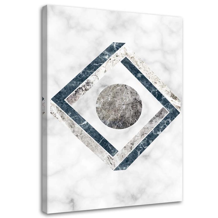 Canvasbillede, abstrakt geometri