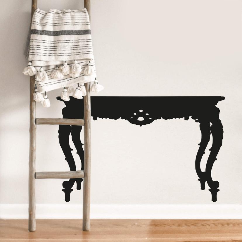Wallsticker Antikt bord