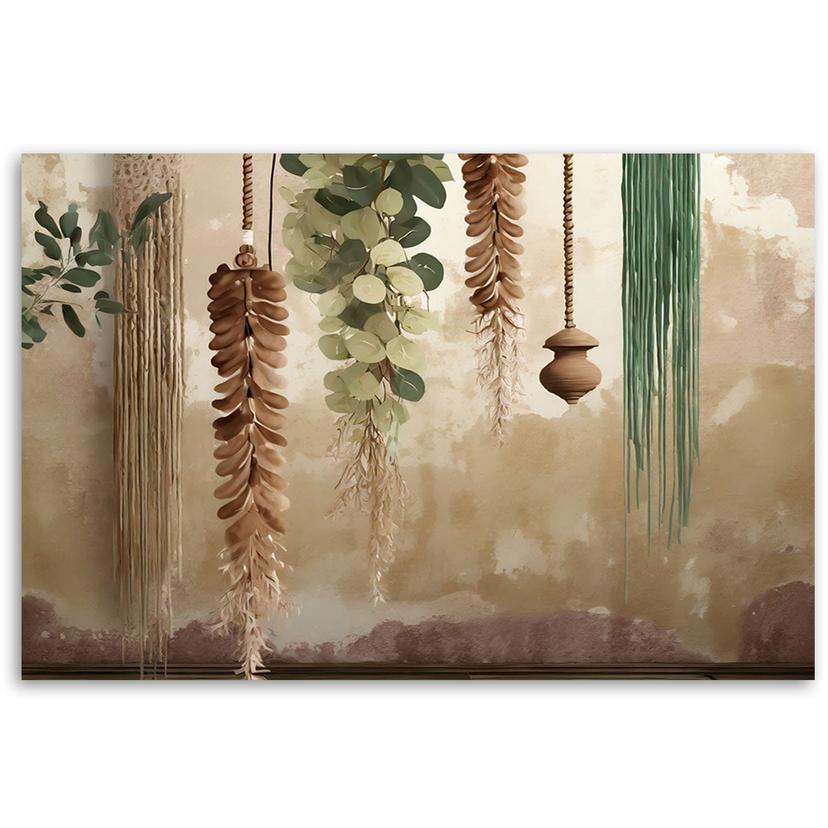 Canvasbillede, Hængende blade Scandi Boho