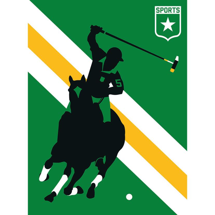 Livingwalls papier peint photo ARTist Horse Polo